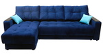 Угловой диван Бонд XL средний с накладкой 5 подушек в Симферополе