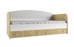Односпальная кровать с ящиками Сканди ДКД 2000.1 в Симферополе